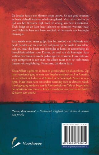 Schrijfster aan het Perzische hof - achterkant