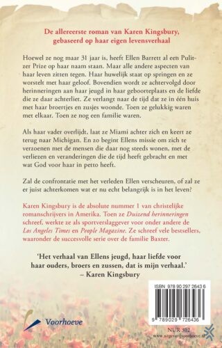 Duizend herinneringen - achterkant