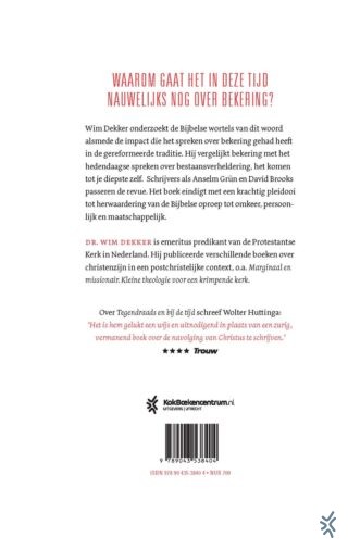 Oproep tot omkeer - achterkant