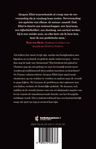 Staan in de wereld van nu - achterkant