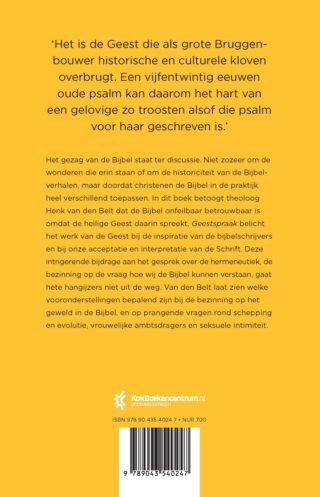 Geestspraak - achterkant