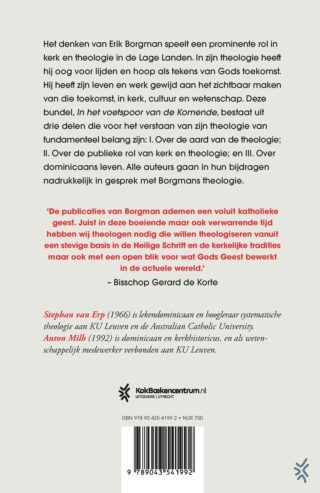 In het voetspoor van de komende - achterkant