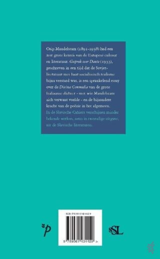 Gesprek over Dante - achterkant