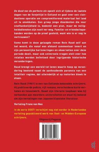 De dood van de perfecte zin - achterkant