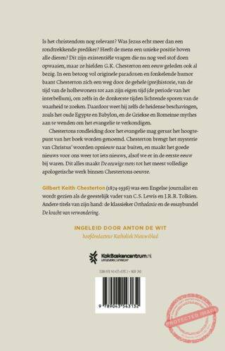 De eeuwige mens - achterkant