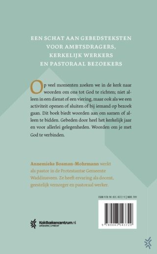 Gebeden voor de gemeente - achterkant