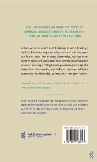 Doen als Jezus - achterkant