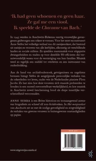 Het meisjesorkest van Auschwitz - achterkant