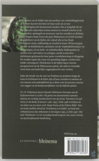 Dichtkunst in de bijbel - achterkant