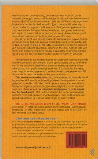 De onvermoede derde - achterkant