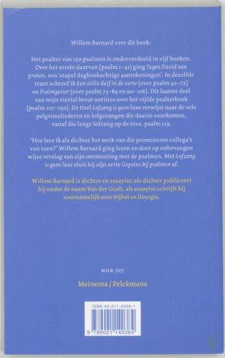 Lofzang is geen luxe - achterkant