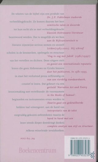 Vertelkunst in de bijbel - achterkant