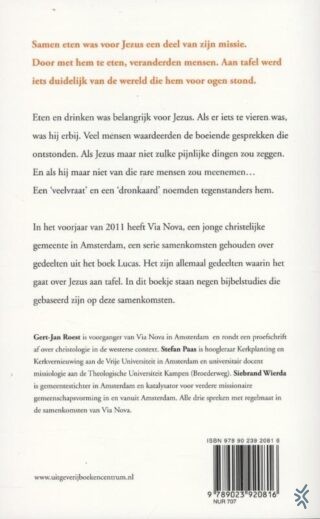 Eten met Jezus - achterkant