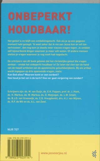 Onbeperkt houdbaar! - achterkant