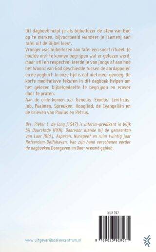 Zijn roepstem horen/ Bijbels dagboek - achterkant