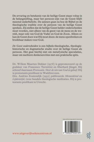 De geest onderscheiden - achterkant