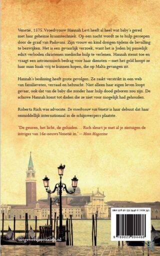 De vroedvrouw van Venetië MIDPRICE - achterkant