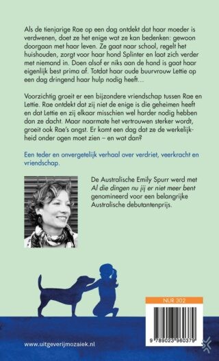 Al die dingen nu jij er niet meer bent - achterkant