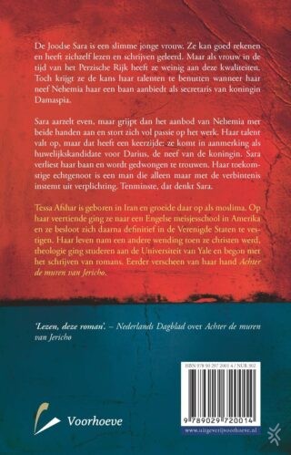 Schrijfster aan het Perzische hof - achterkant