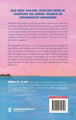 Hart naar de haaien - achterkant
