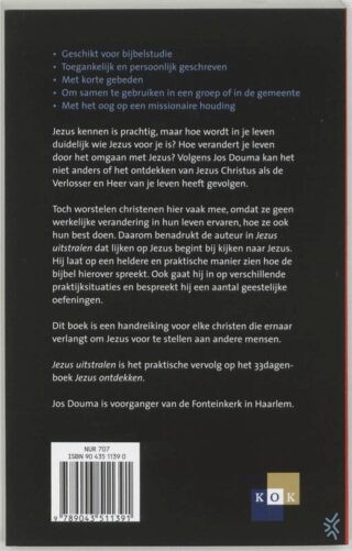 Jezus uitstralen - achterkant