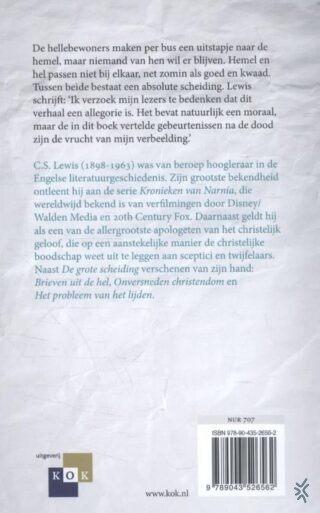 De grote scheiding - achterkant