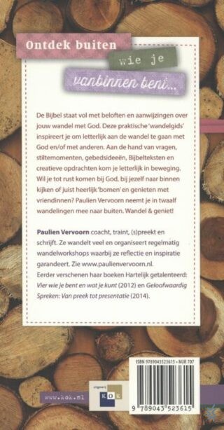Wandelen & genieten met God - achterkant