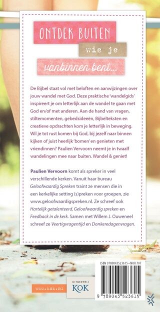 Wandelen & genieten met God - achterkant