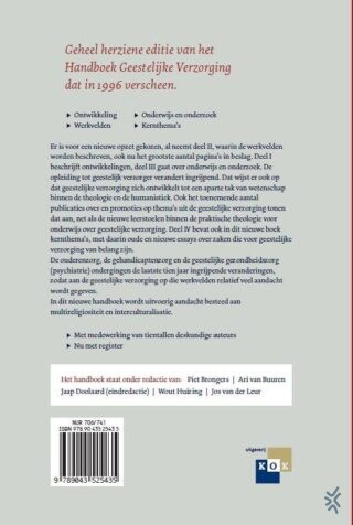 Nieuw handboek geestelijke verzorging in zorginstellingen - achterkant