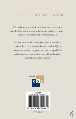 Leven uit de stilte - achterkant