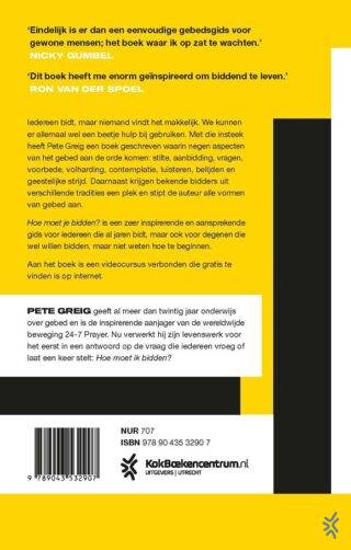 Hoe moet je bidden? - achterkant