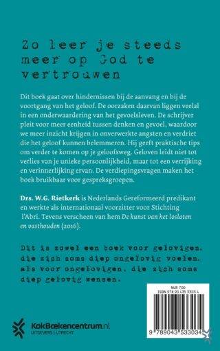 Ik wou dat ik kon geloven - achterkant