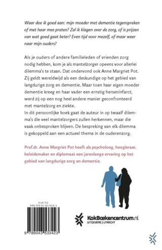 Zorgen van een mantelzorger - achterkant