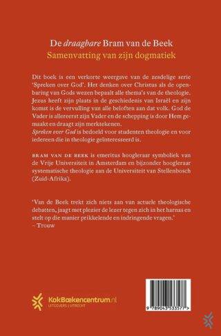Spreken over God - achterkant