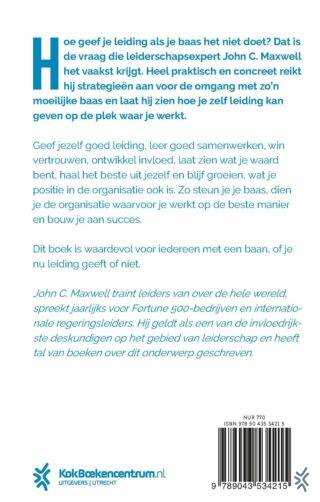 Zo geef je leiding als je baas het niet doet - achterkant
