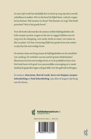 Eenvoudig leven - achterkant