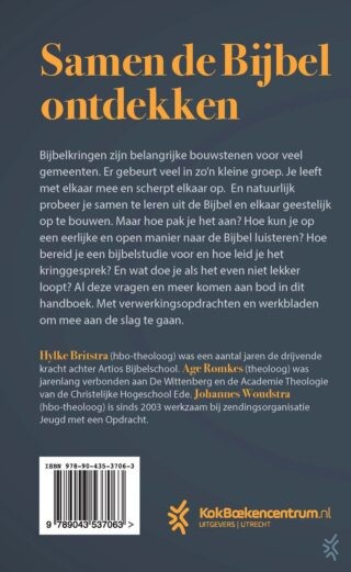 Samen de Bijbel ontdekken - achterkant