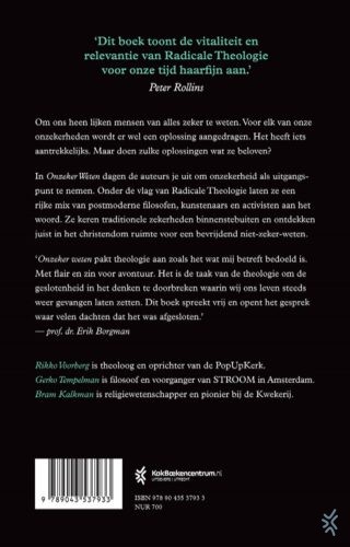 Onzeker weten - achterkant