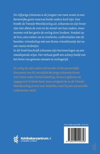 De oorlog die mijn ouders niet hoorden - achterkant