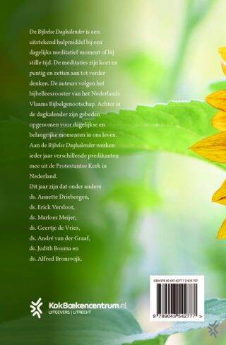 Bijbelse Dagkalender - achterkant