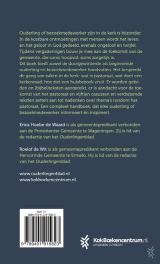 Handboek voor ouderling & bezoekmedewerker - achterkant