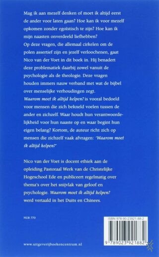 Waarom moet ik altijd helpen? - achterkant