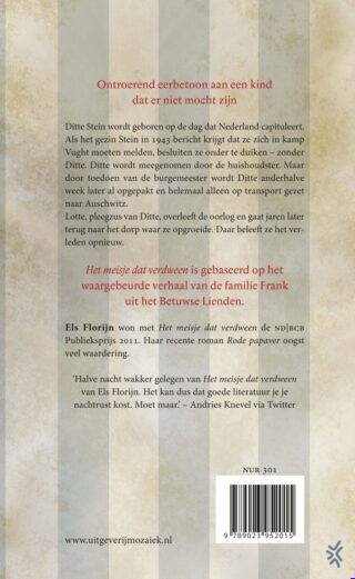 Het meisje dat verdween - achterkant