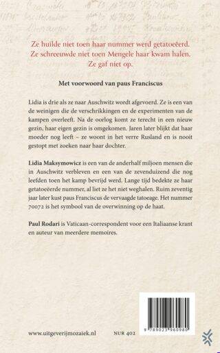 In Birkenau haatte ik niemand - achterkant
