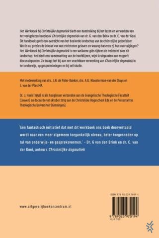 Werkboek bij de Christelijke dogmatiek - achterkant