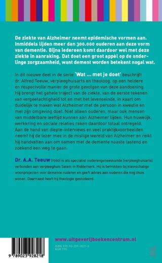 Wat alzheimer met je doet - achterkant
