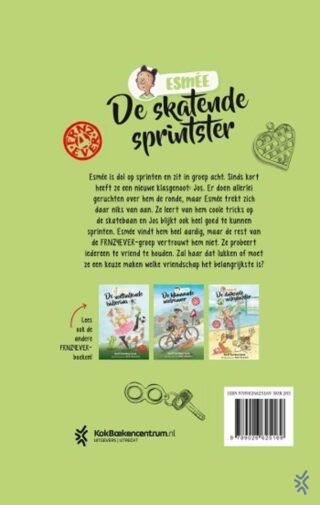De skatende sprintster - achterkant