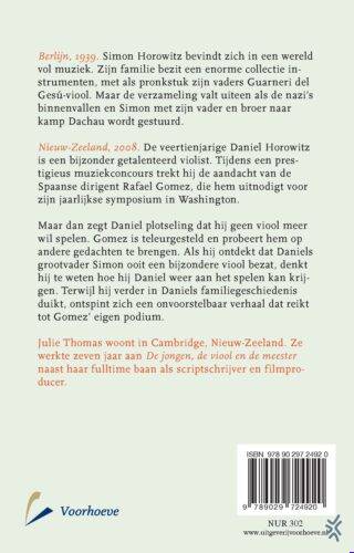 De jongen, de viool en de meester - achterkant