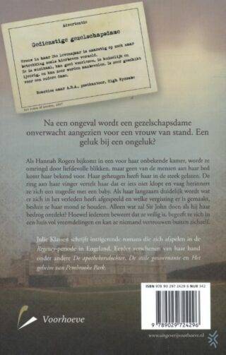 Een dame onwaardig - achterkant