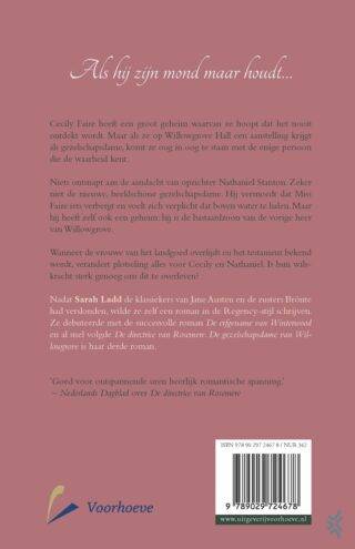 De gezelschapsdame van Willowgrove - achterkant